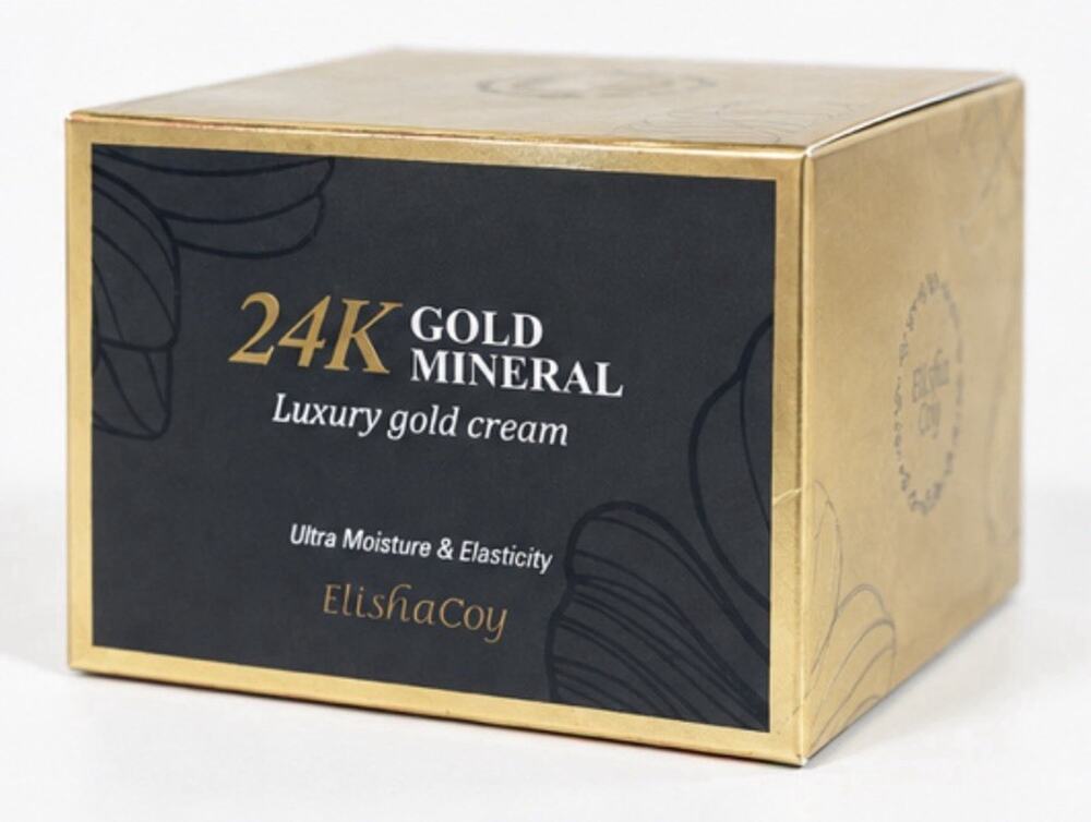 Elishacoy 24K Gold Mineral Luxury Gold Cream Ultra Moisture & Elasticity NIB